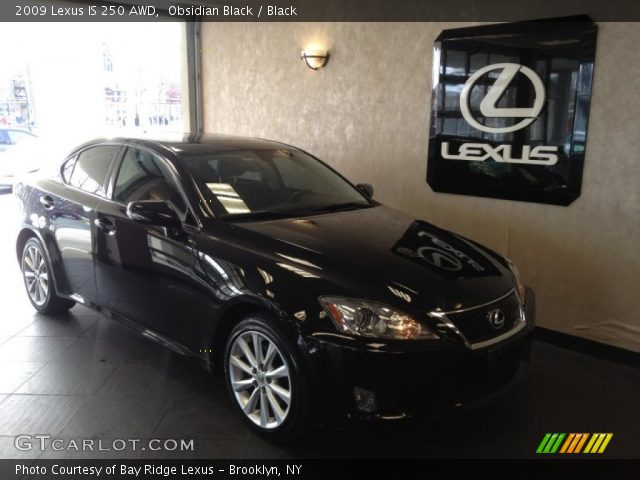 2009 Lexus IS 250 AWD in Obsidian Black