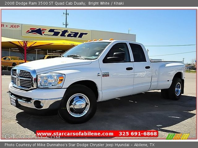 2008 Dodge Ram 3500 ST Quad Cab Dually in Bright White