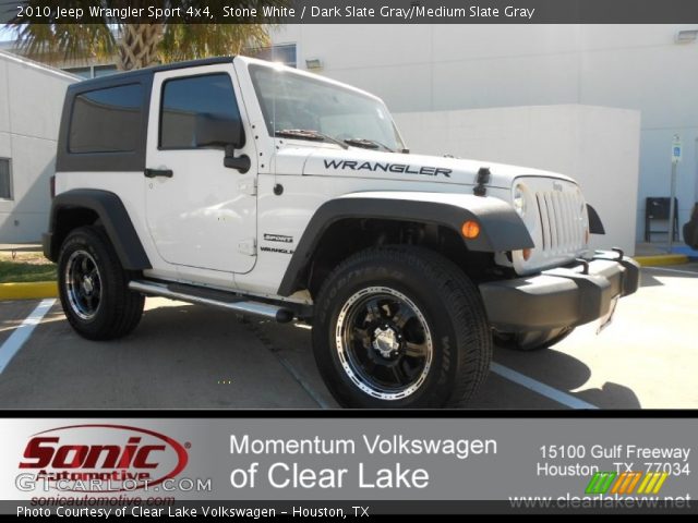2010 Jeep Wrangler Sport 4x4 in Stone White