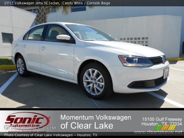 2012 Volkswagen Jetta SE Sedan in Candy White