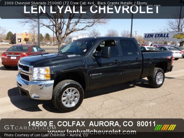 2009 Chevrolet Silverado 2500HD LTZ Crew Cab 4x4 in Black Granite Metallic