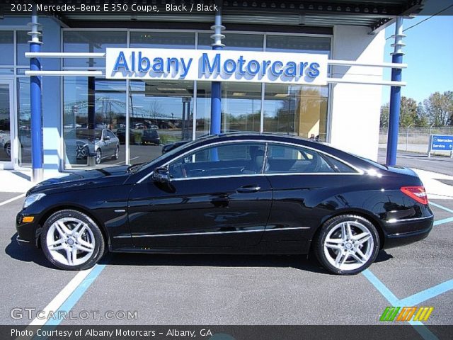 2012 Mercedes-Benz E 350 Coupe in Black