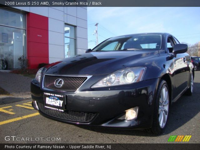 Smoky Granite Mica 2008 Lexus IS 250 AWD Black Interior GTCarLot