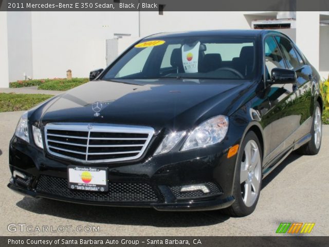 2011 Mercedes-Benz E 350 Sedan in Black