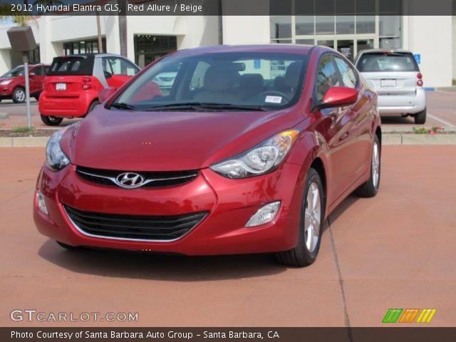 2012 Hyundai Elantra GLS in Red Allure