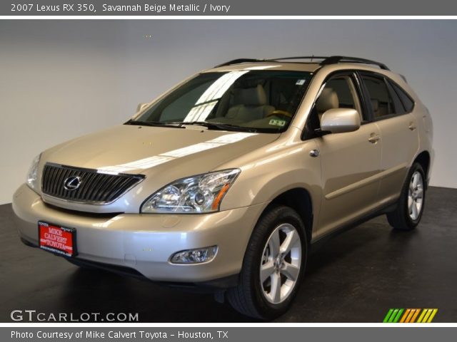 2007 Lexus RX 350 in Savannah Beige Metallic