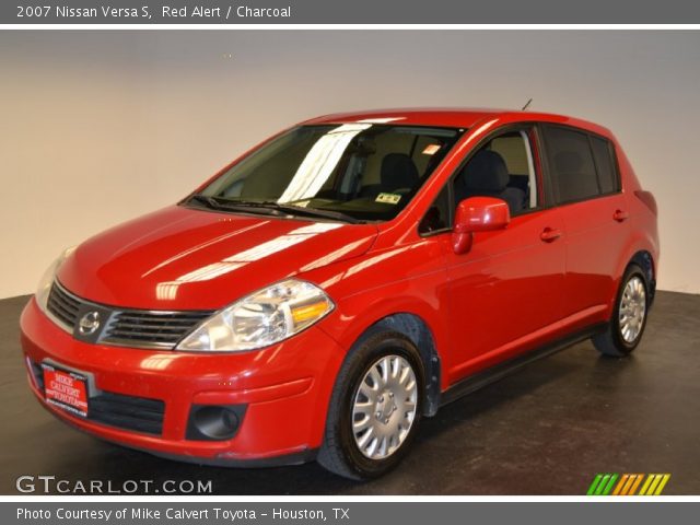 2007 Nissan Versa S in Red Alert