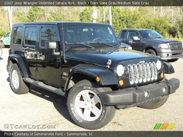 2007 Jeep Wrangler Unlimited Sahara 4x4 in Black