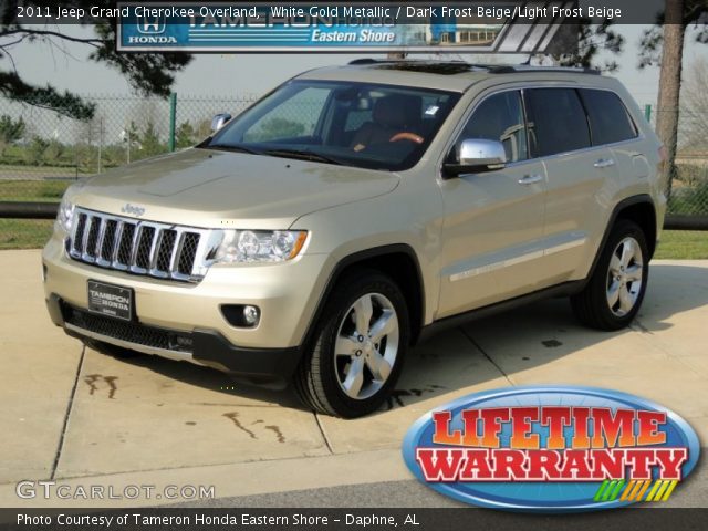 2011 Jeep Grand Cherokee Overland in White Gold Metallic