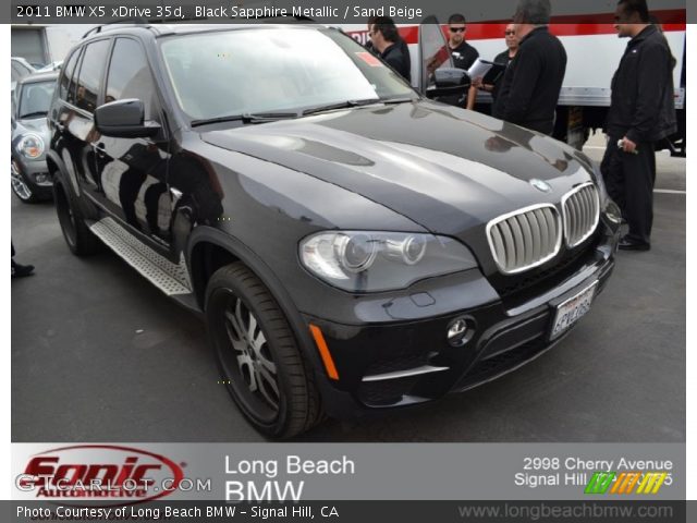 2011 BMW X5 xDrive 35d in Black Sapphire Metallic