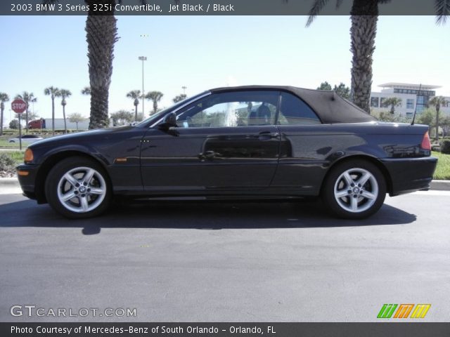 2003 BMW 3 Series 325i Convertible in Jet Black