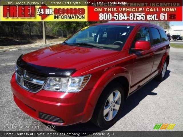 2009 Dodge Journey SXT in Inferno Red Crystal Pearl