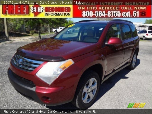 2007 Suzuki XL7 Luxury in Dark Cranberry Metallic