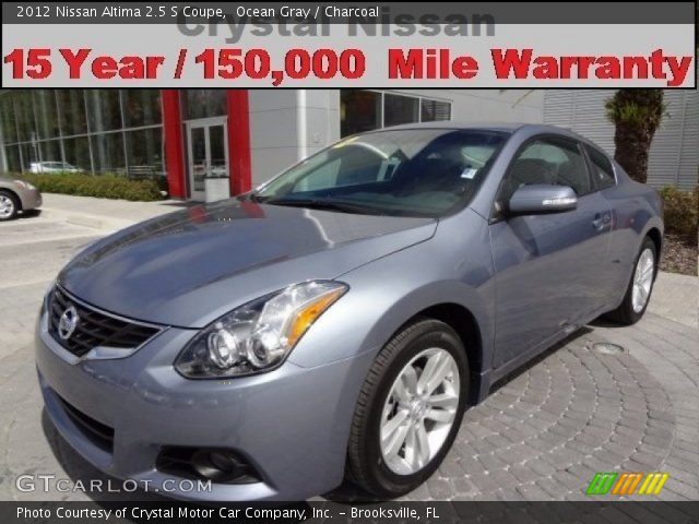 2012 Nissan Altima 2.5 S Coupe in Ocean Gray