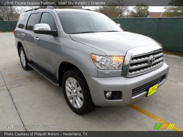 2008 Toyota Sequoia Platinum in Silver Sky Metallic