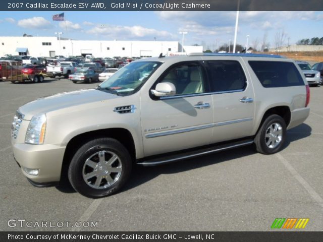 2007 Cadillac Escalade ESV AWD in Gold Mist