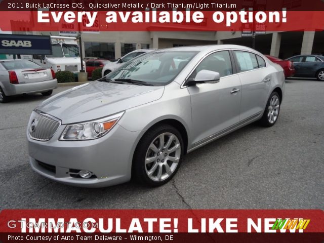 2011 Buick LaCrosse CXS in Quicksilver Metallic