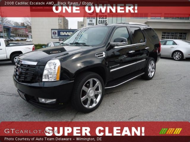 2008 Cadillac Escalade AWD in Black Raven