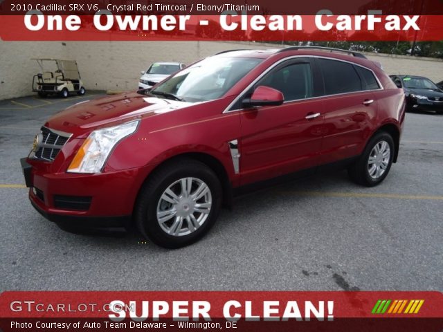 2010 Cadillac SRX V6 in Crystal Red Tintcoat