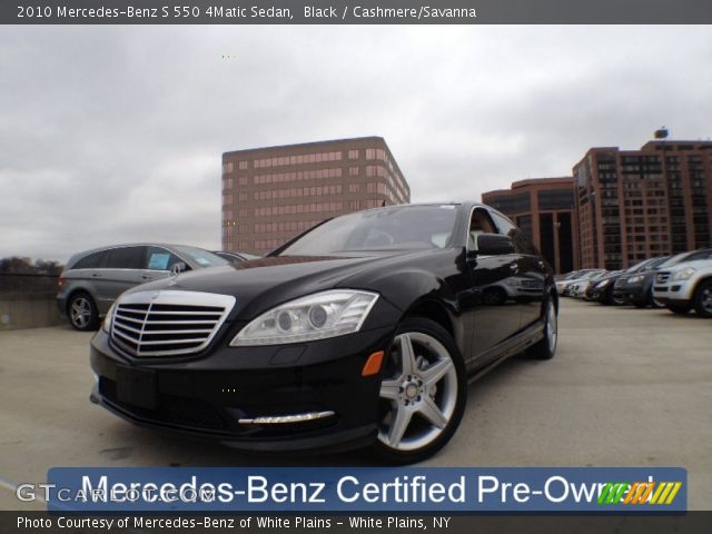 2010 Mercedes-Benz S 550 4Matic Sedan in Black