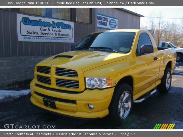 2005 Dodge Ram 1500 SLT Rumble Bee Regular Cab 4x4 in Solar Yellow