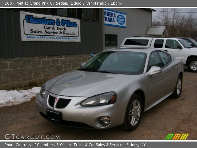 2007 Pontiac Grand Prix GT Sedan in Liquid Silver Metallic