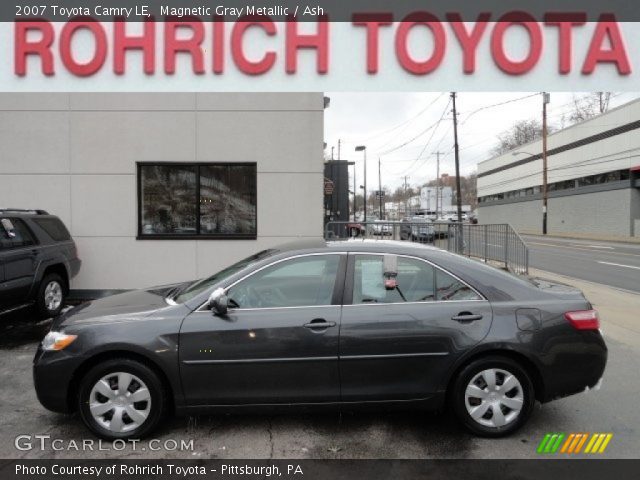 2007 Toyota Camry LE in Magnetic Gray Metallic