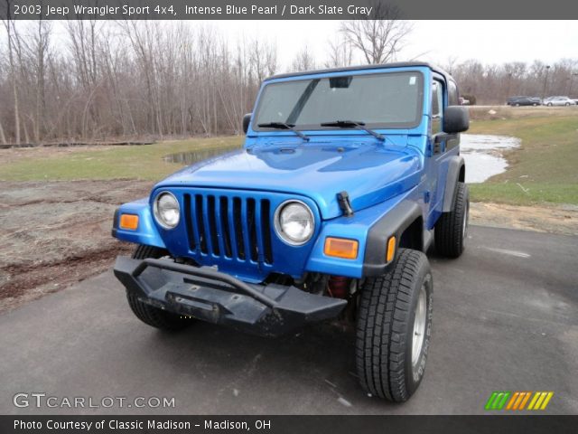 2003 Jeep Wrangler Sport 4x4 in Intense Blue Pearl