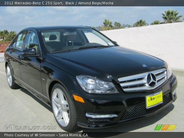2012 Mercedes-Benz C 250 Sport in Black