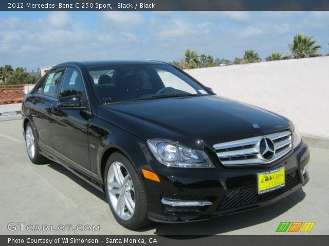 2012 Mercedes-Benz C 250 Sport in Black