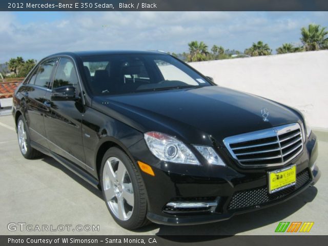 2012 Mercedes-Benz E 350 Sedan in Black
