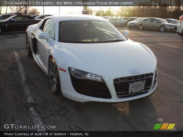 2010 Audi R8 5.2 FSI quattro in Ibis White