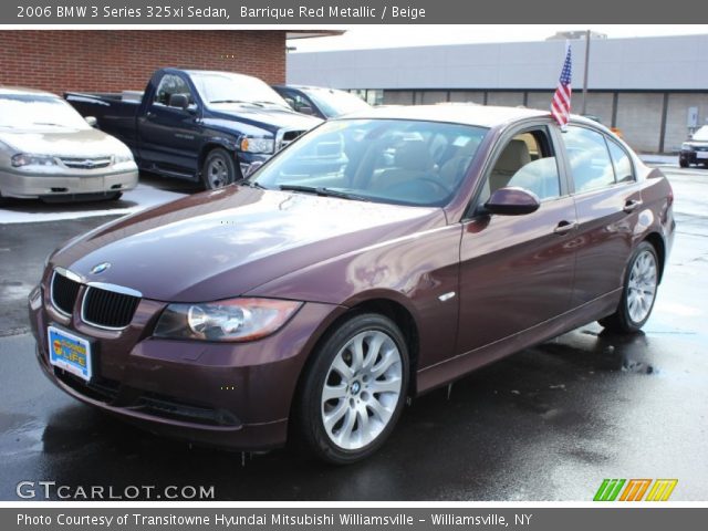 2006 BMW 3 Series 325xi Sedan in Barrique Red Metallic
