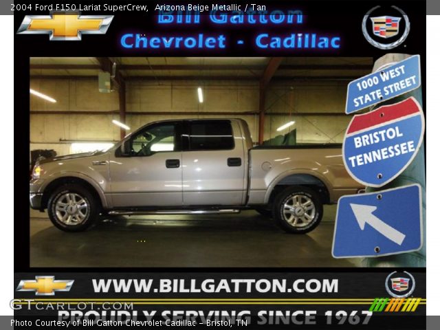 2004 Ford F150 Lariat SuperCrew in Arizona Beige Metallic