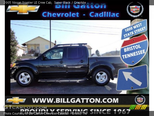 2005 Nissan Frontier LE Crew Cab in Super Black