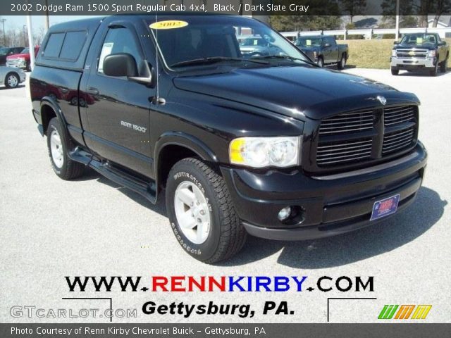 2002 Dodge Ram 1500 Sport Regular Cab 4x4 in Black