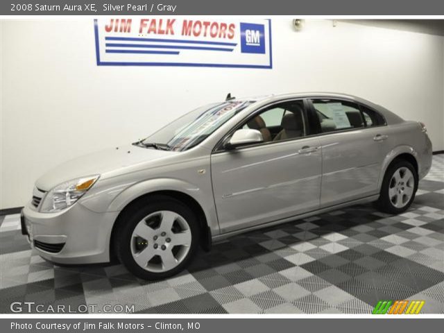 2008 Saturn Aura XE in Silver Pearl