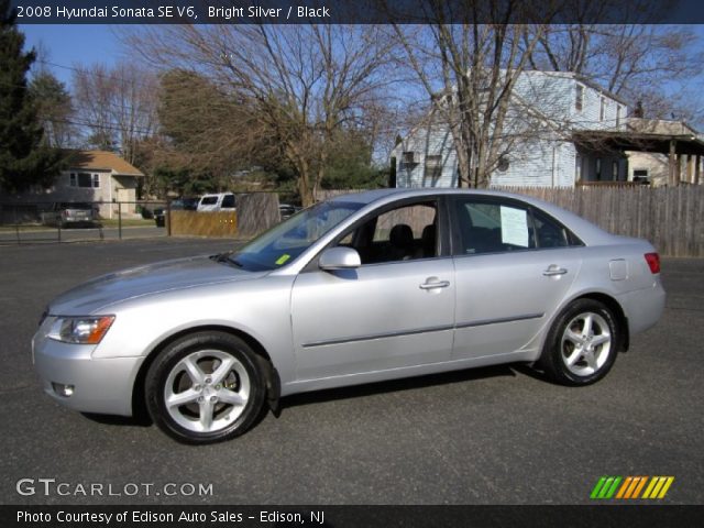 2008 Hyundai Sonata SE V6 in Bright Silver