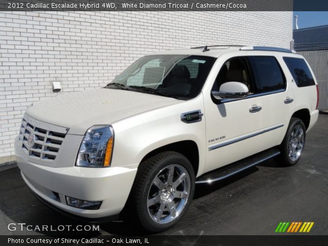 2012 Cadillac Escalade Hybrid 4WD in White Diamond Tricoat