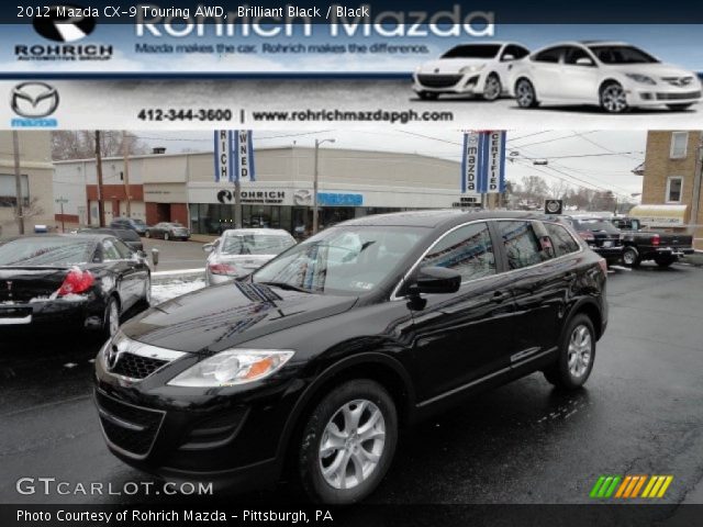 2012 Mazda CX-9 Touring AWD in Brilliant Black