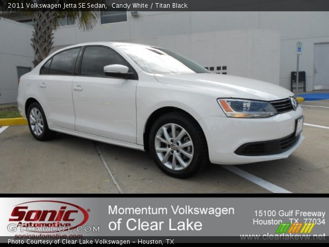 2011 Volkswagen Jetta SE Sedan in Candy White