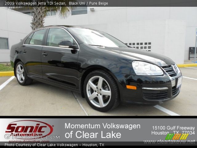 2009 Volkswagen Jetta TDI Sedan in Black Uni