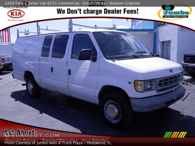 1999 Ford E Series Van E250 Commercial in Oxford White