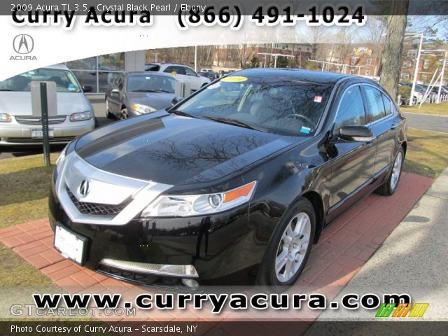 2009 Acura TL 3.5 in Crystal Black Pearl