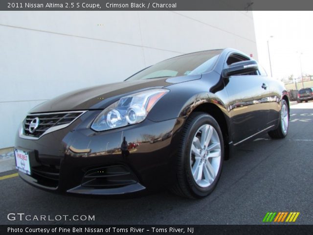 2011 Nissan Altima 2.5 S Coupe in Crimson Black