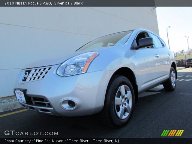 2010 Nissan Rogue S AWD in Silver Ice