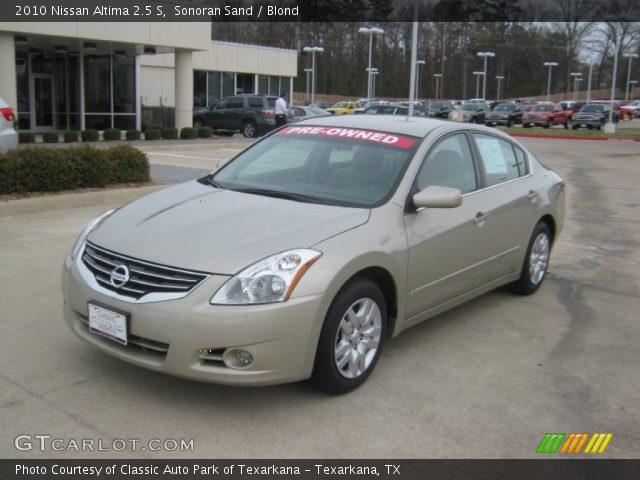 2010 Nissan Altima 2.5 S in Sonoran Sand