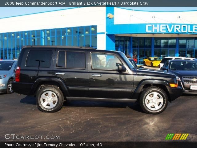 2008 Jeep Commander Sport 4x4 in Brilliant Black Crystal Pearl