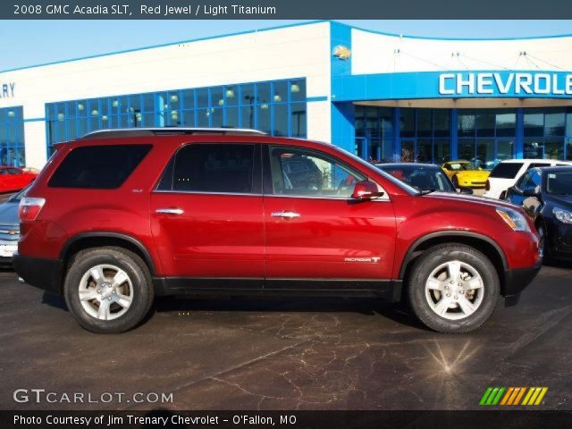 2008 GMC Acadia SLT in Red Jewel