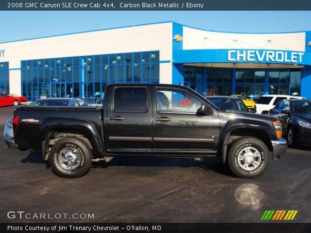 2008 GMC Canyon SLE Crew Cab 4x4 in Carbon Black Metallic